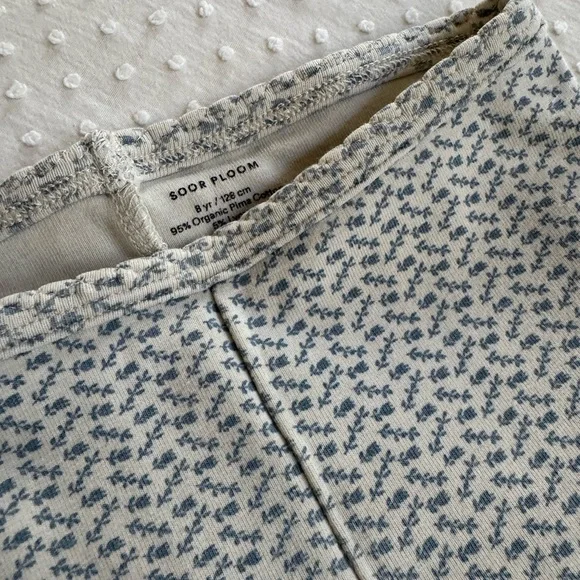 Soor Ploom Blue Floral Leggings - Picture 1 of 3